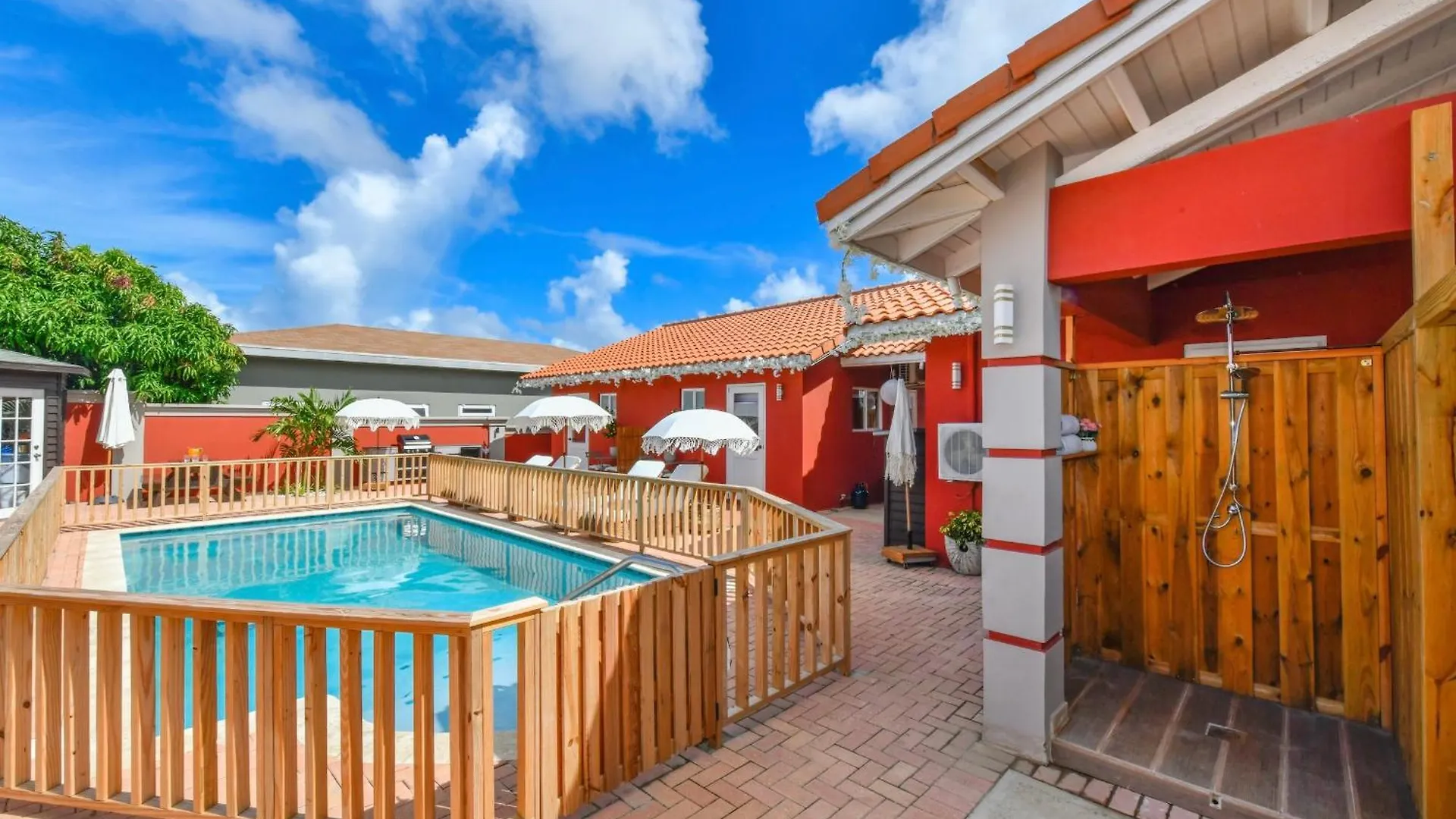Apartment Moderne Studio Sun Dichtbij De Zee Met Zwembad Oranjestad Aruba