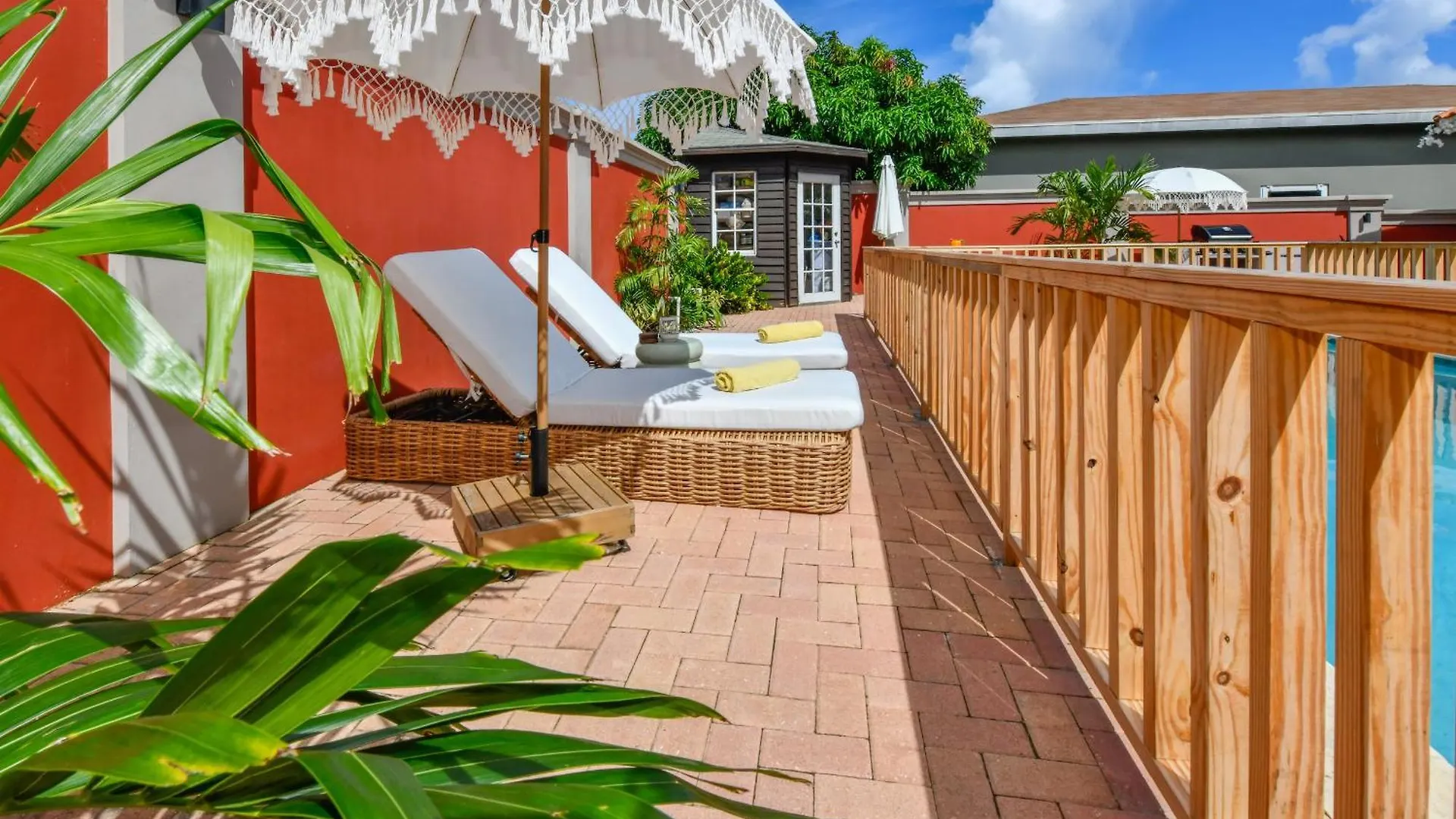 Moderne Studio Sun Dichtbij De Zee Met Zwembad Oranjestad Apartment